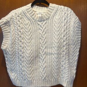 H&M Cream Cable Knit Sweater